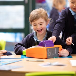 student smiling