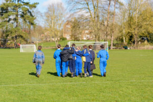 35 acres of sports pitches, woodlands and wetlands