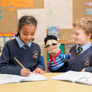 Collaboration during French lessons