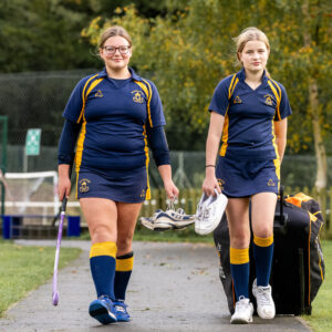 Girls hockey at Beachborough Prep