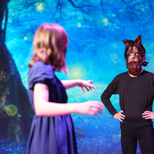 Drama production in specialist theatre at Beachborough School Brackley